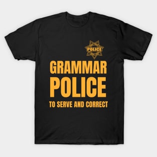 Group costume grammar police T-Shirt